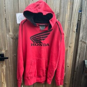 Vintage Fox Honda racing Sweatshirt Hoodie Classic Style Sixe XL